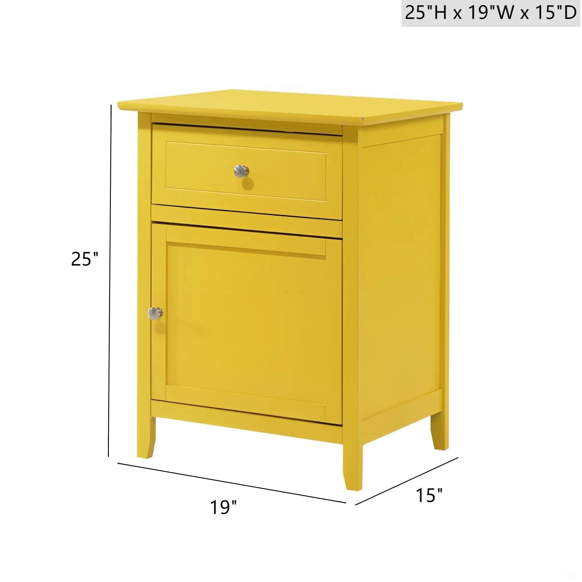 1 Drawer / 1 Door Nightstand by HouseOfZazla