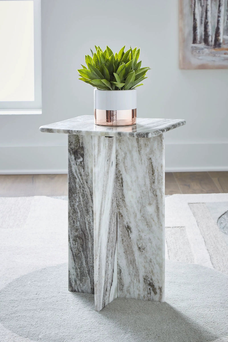 Keithwell - Square Accent Table - Gray by Unique Piece Furniture
