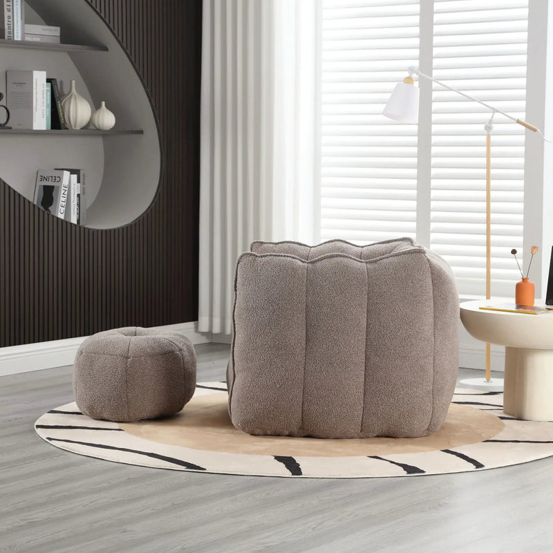 Soft Bean Bag Chair With High Resilient Foam by HouseOfZazla