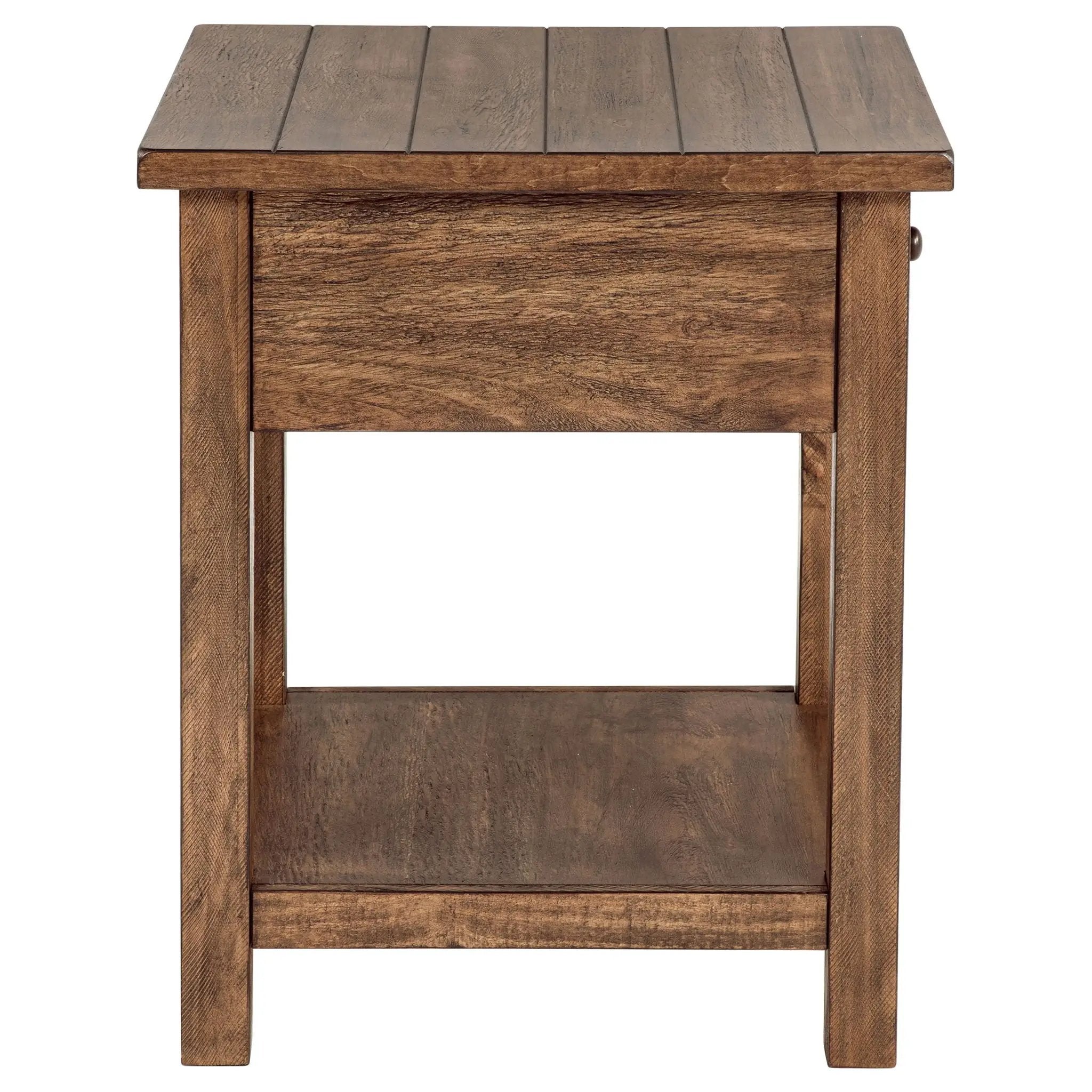 Payne 2-piece Coffee and 1-drawer End Table Set Brown by Unique Piece Furniture