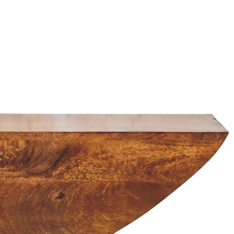 Crescent - Floating Wall Shelf - Brown by Unique Piece Furniture