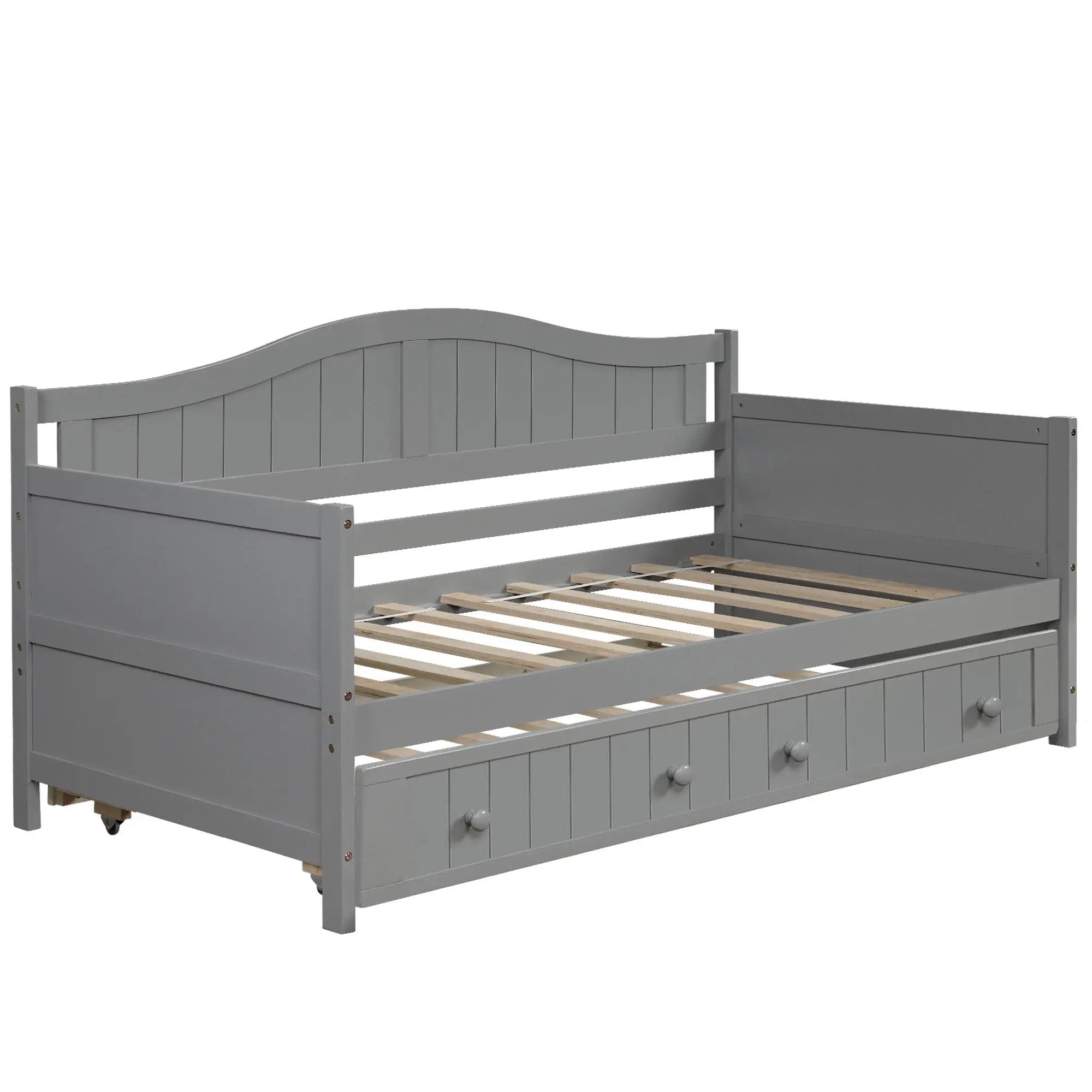 Wooden Daybed, Sofa Bed, No Box Spring Needed by HouseOfZazla