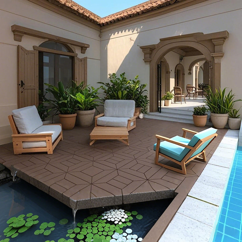 New Style Patio Diy Module Interlocking Decking Tiles, Floor Outdoor And Indoor, Easy And Quick Installation by HouseOfZazla