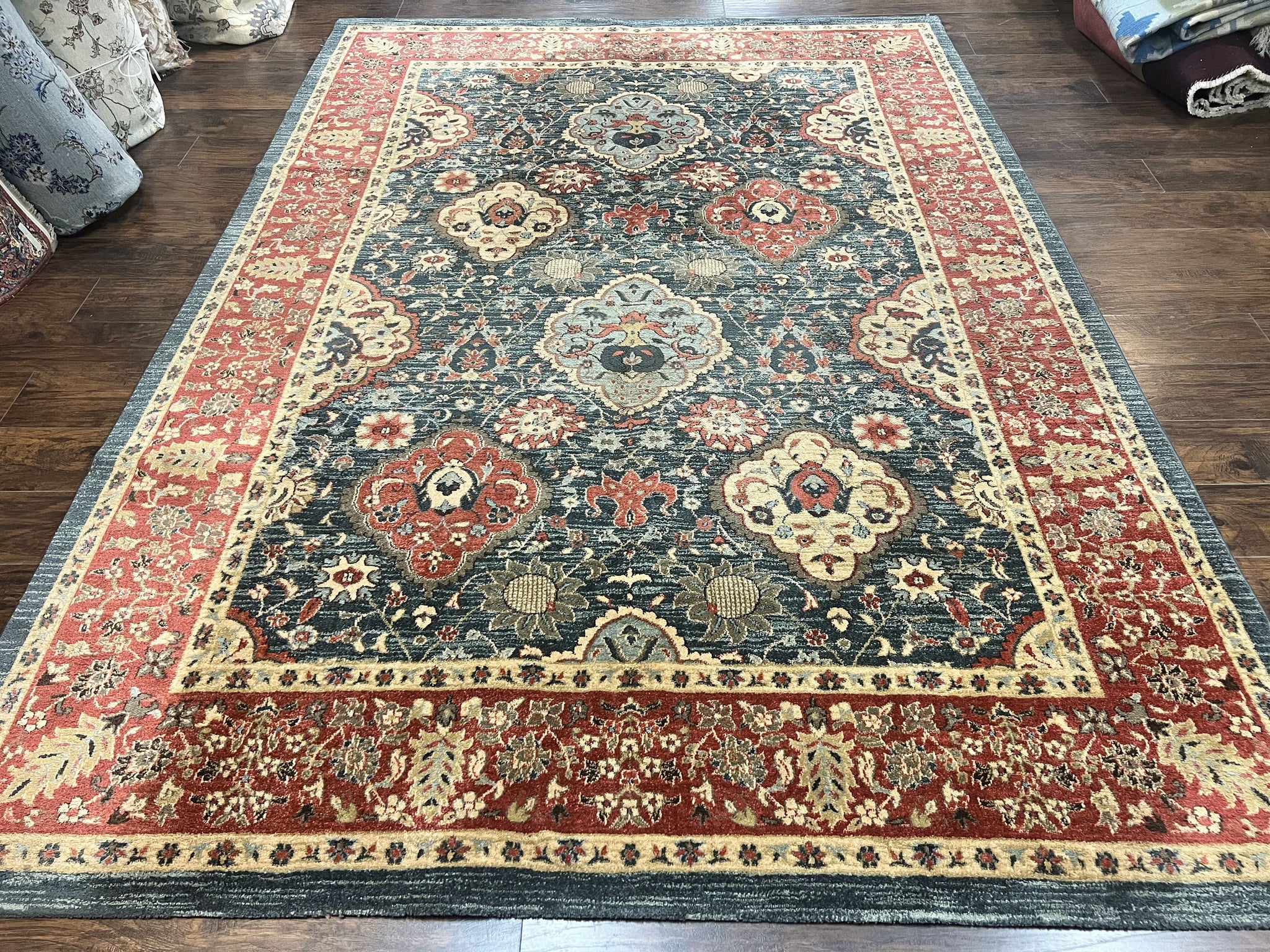 Safavieh Rug 8x11, Mahal Persian Carpet, Navy Red by Jewel Rugs