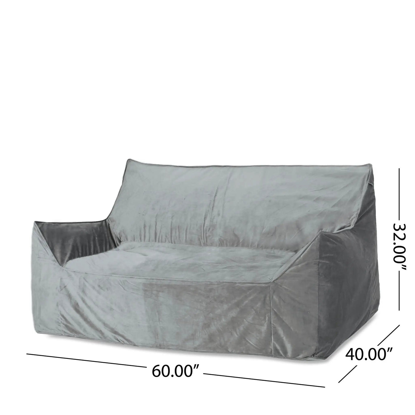 Fila - een Oversized Seater Bean Bag Chair With Armrests by HouseOfZazla