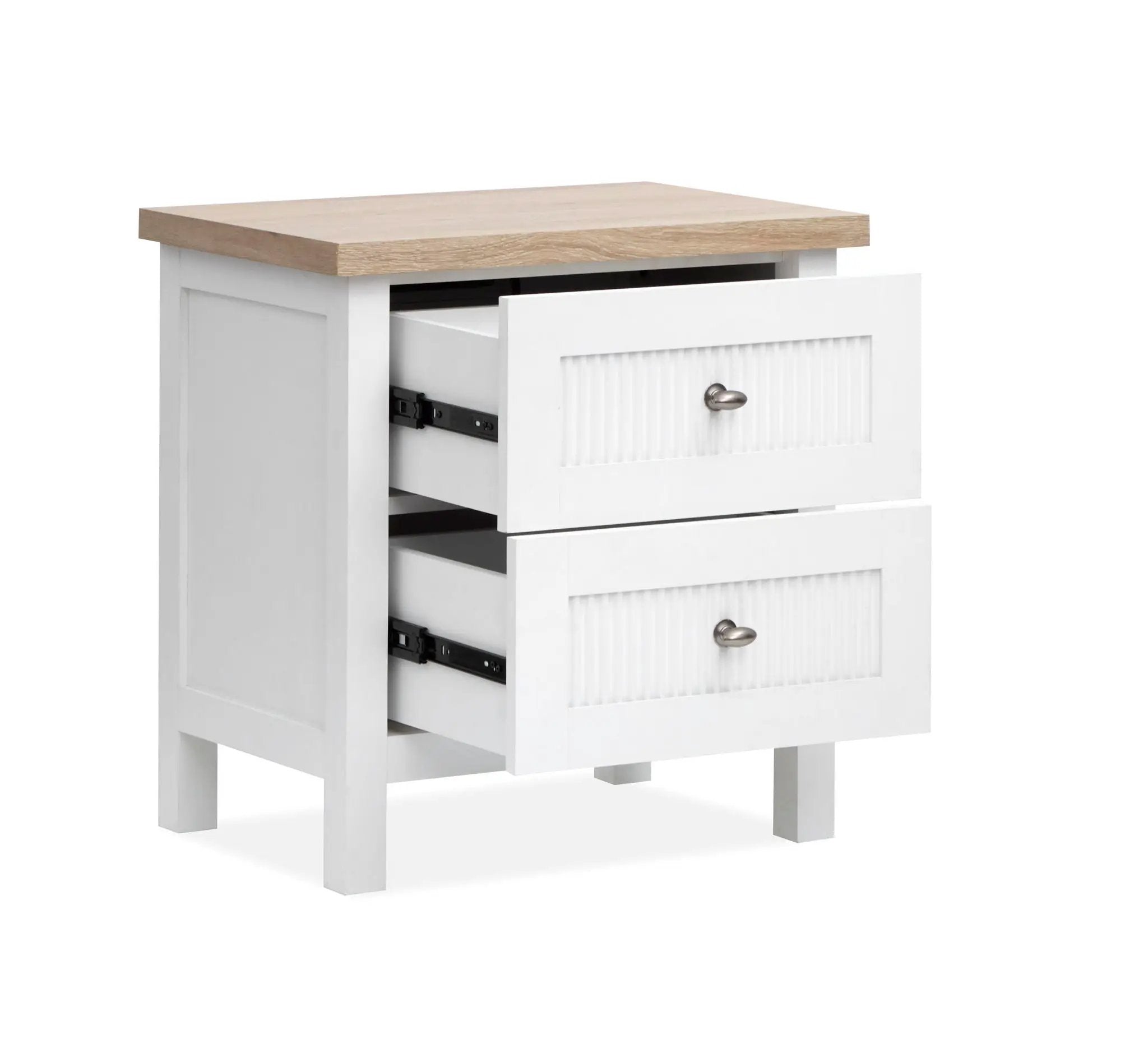 Windmill Harbour - Drawer Nightstand - White Whisp And Sand by Unique Piece Furniture
