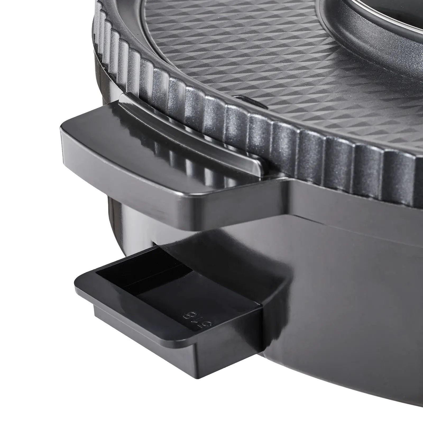 Hot Pot with Grill 1800W 2-in-1 Electric Smokeless Grill Hot Pot for 2-8 People by HouseOfZazla