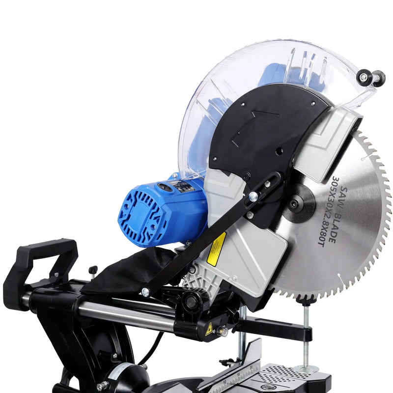12 Inch Dual Bevel Sliding Miter Saw with Laser Guide by HouseOfZazla