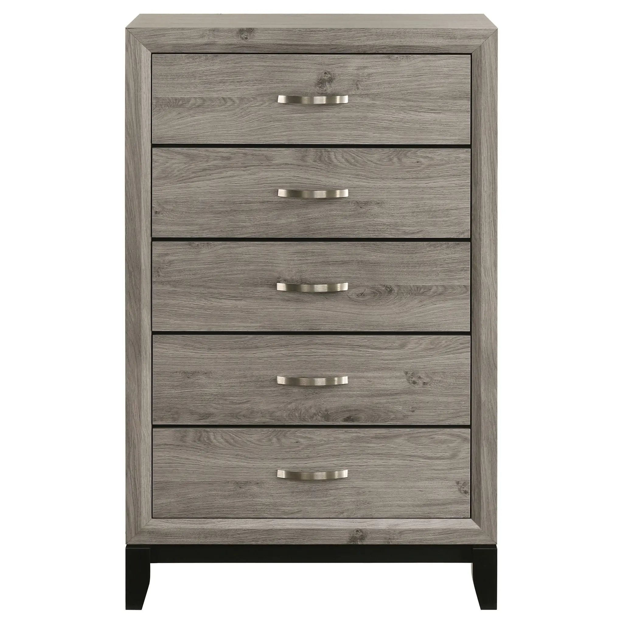 Watson 5-drawer Bedroom Chest of Drawers Light Taupe by Unique Piece Furniture