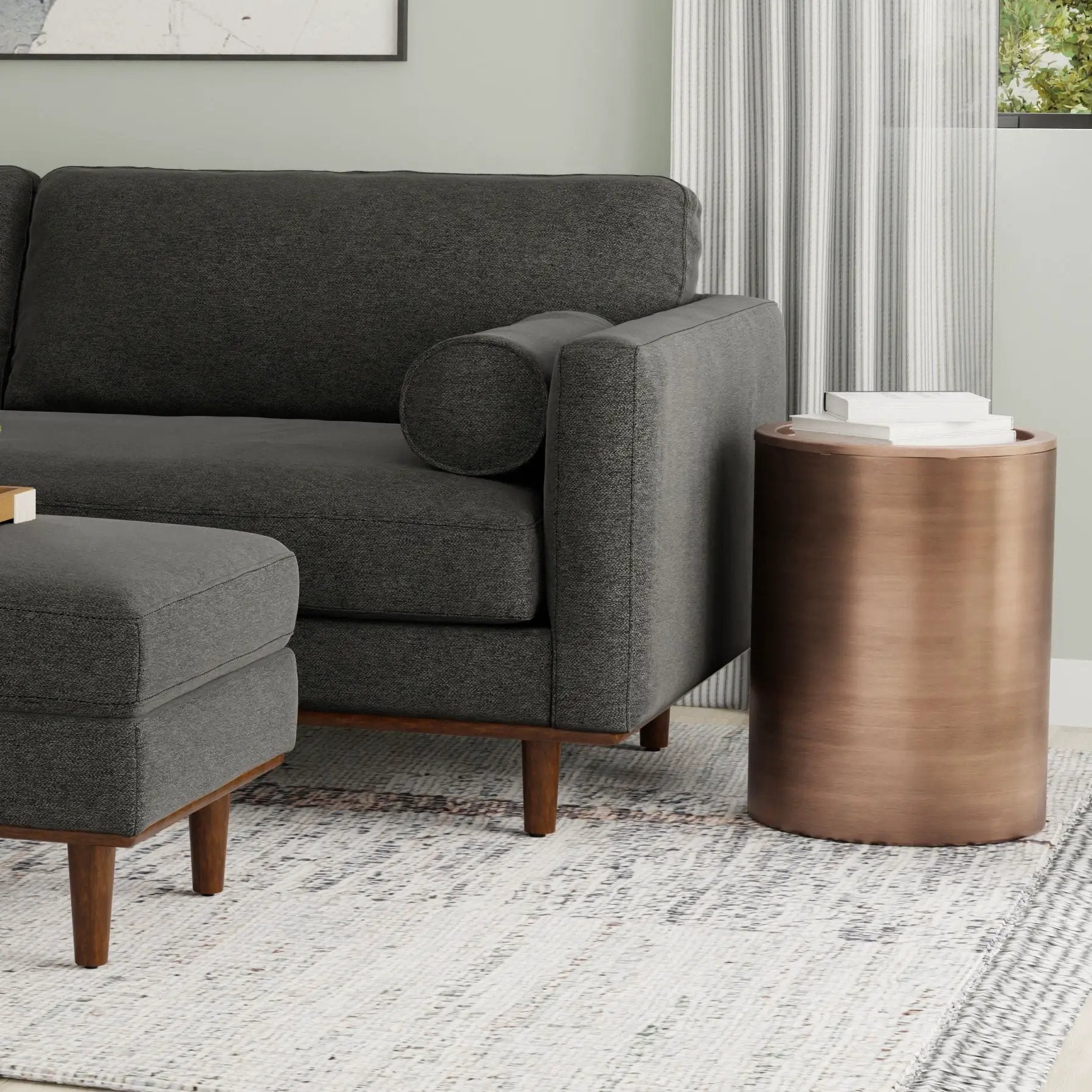 Corbin - Handcrafted Metal Side Table by Unique Piece Furniture