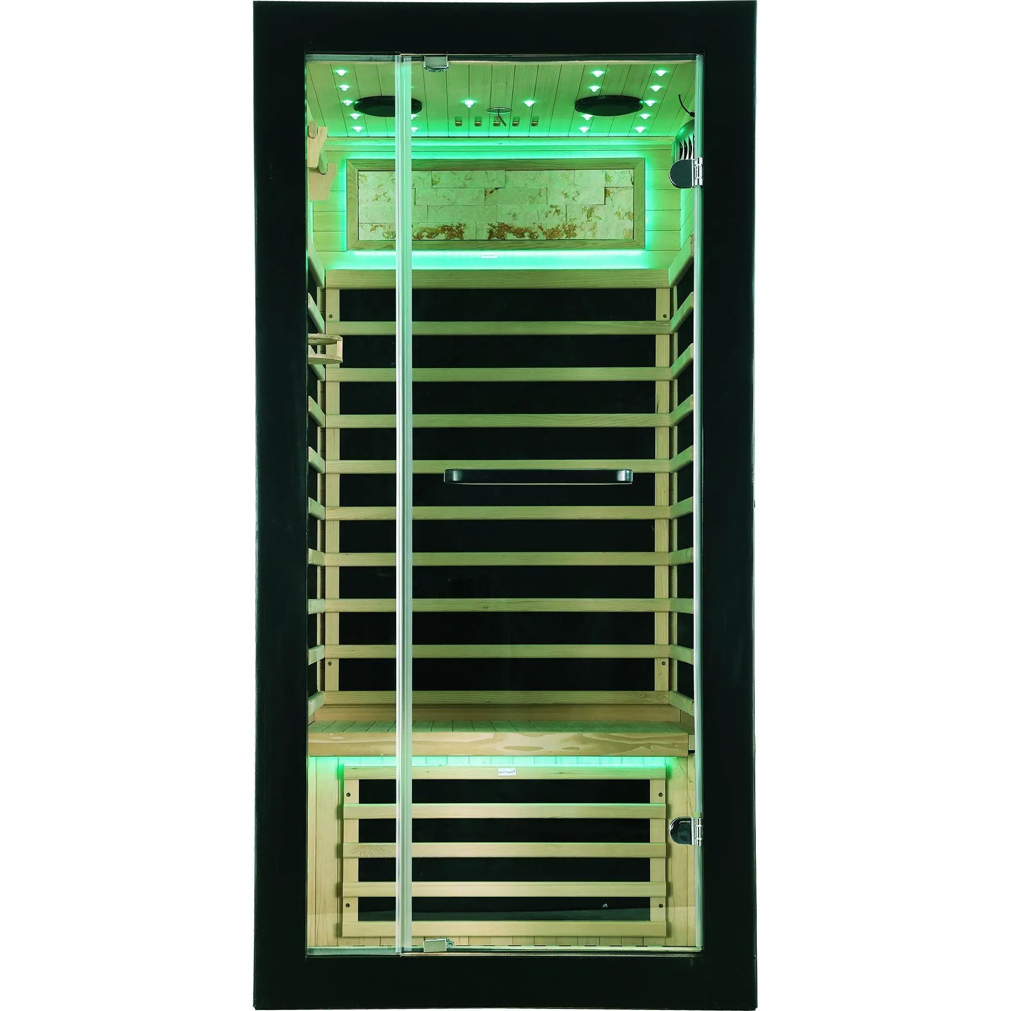 Single-person starlight ceiling lighting sauna by HouseOfZazla
