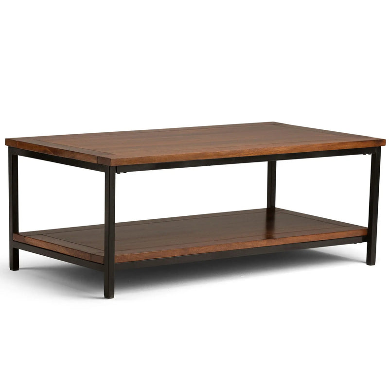 Skyler - Coffee Table - Dark Cognac Brown by HouseOfZazla