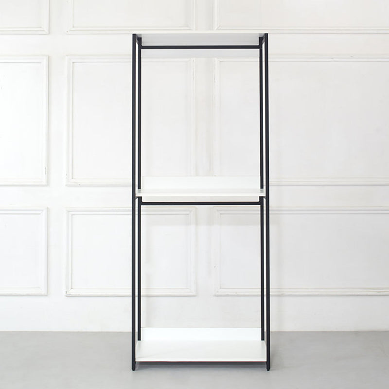 Fiona - Freestanding 3 Tower System Walk-In Closet With 7 Shelf - White by HouseOfZazla