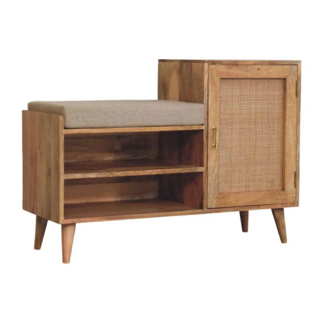 Larissa - 2 Slot Bench Unit - Beige by HouseOfZazla