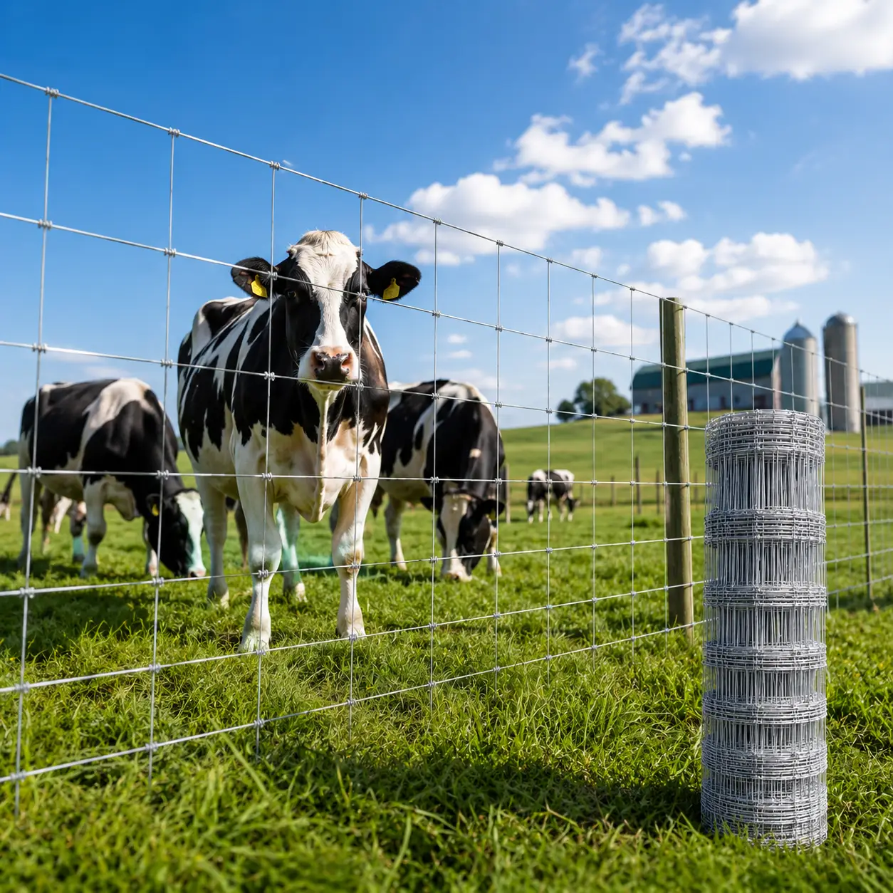 Farm Livestock Fence - 5.9 x 328FT Galvanized Iron Wire by HouseOfZazla