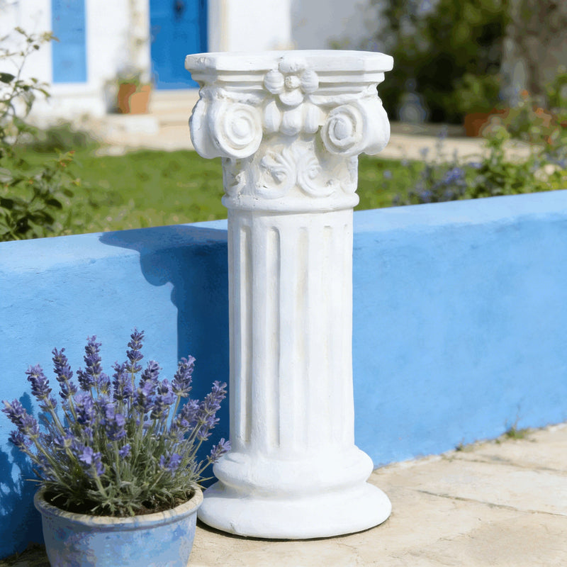 Garden Decorative Column, 15" Retro Elegant by HouseOfZazla