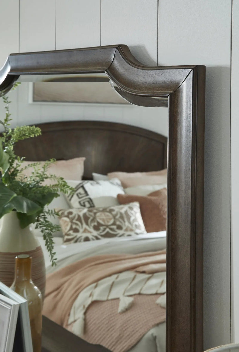 Sugar Mill - Shaped Mirror - Spiced Rum by Unique Piece Furniture
