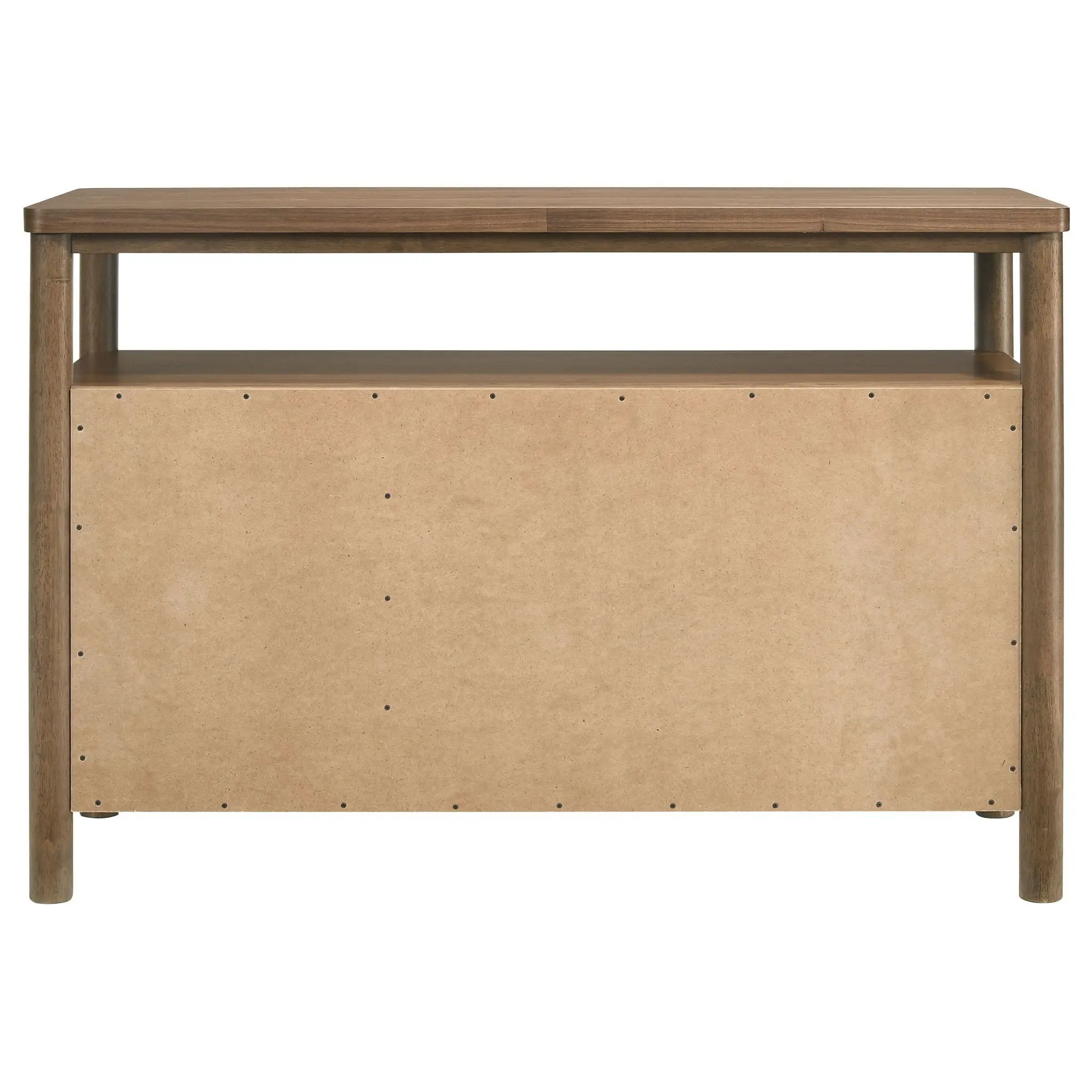 Crestmore 52-inch Dining Cabinet Sideboard Buffet Walnut by Unique Piece Furniture