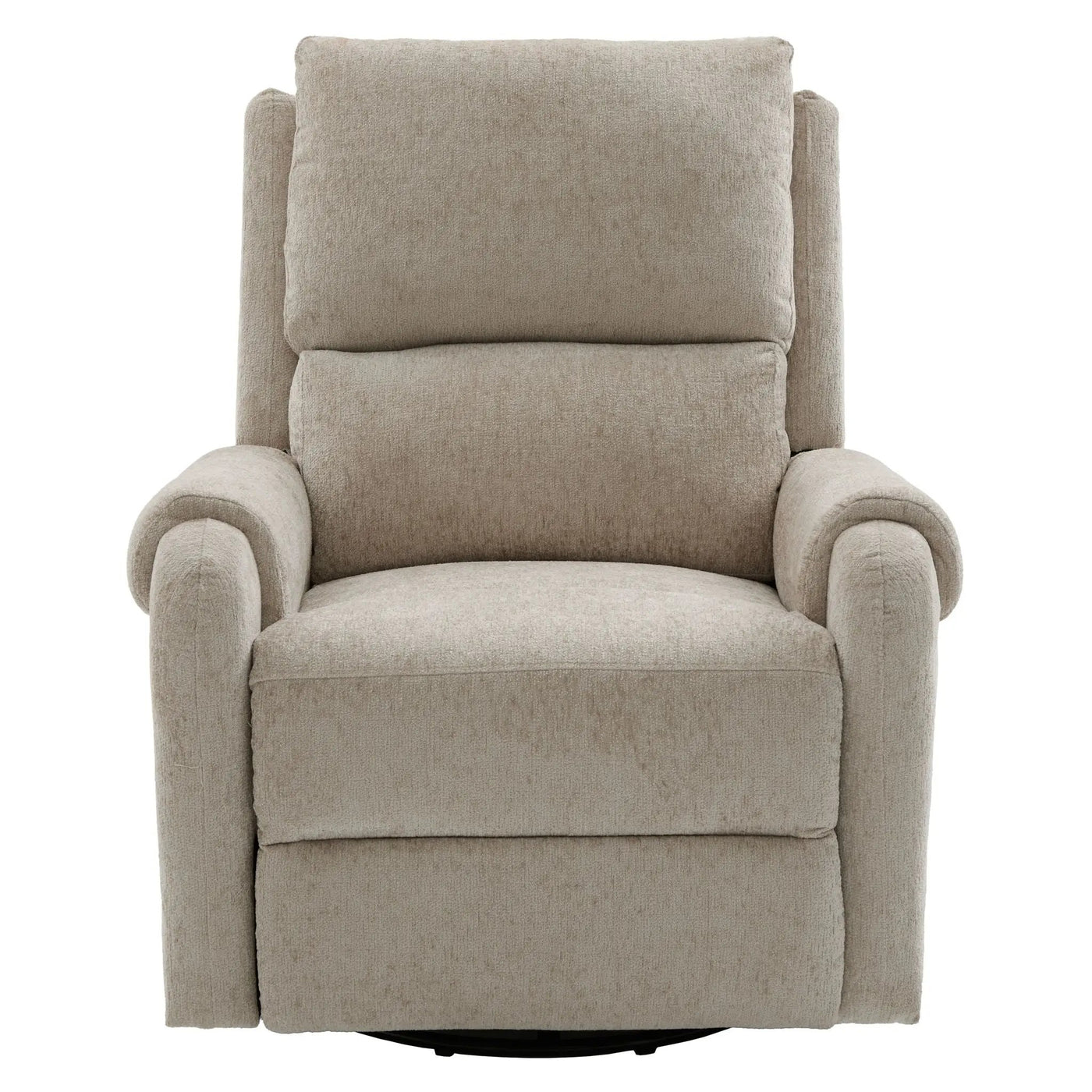 Manual Recliner Massage Chair With Swivel Rocker, 8 Massage Modes, Side Storage Pocket by Unique Piece Furniture