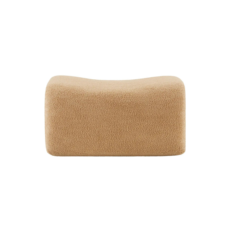 Ottoman Teddy Fabric-Camel by HouseOfZazla