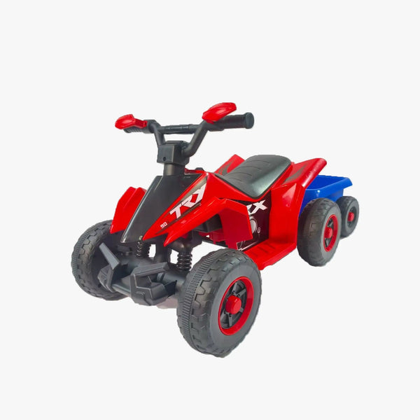 6V Kids Electric ATV With Headlights, MP3, USB & Volume Control
