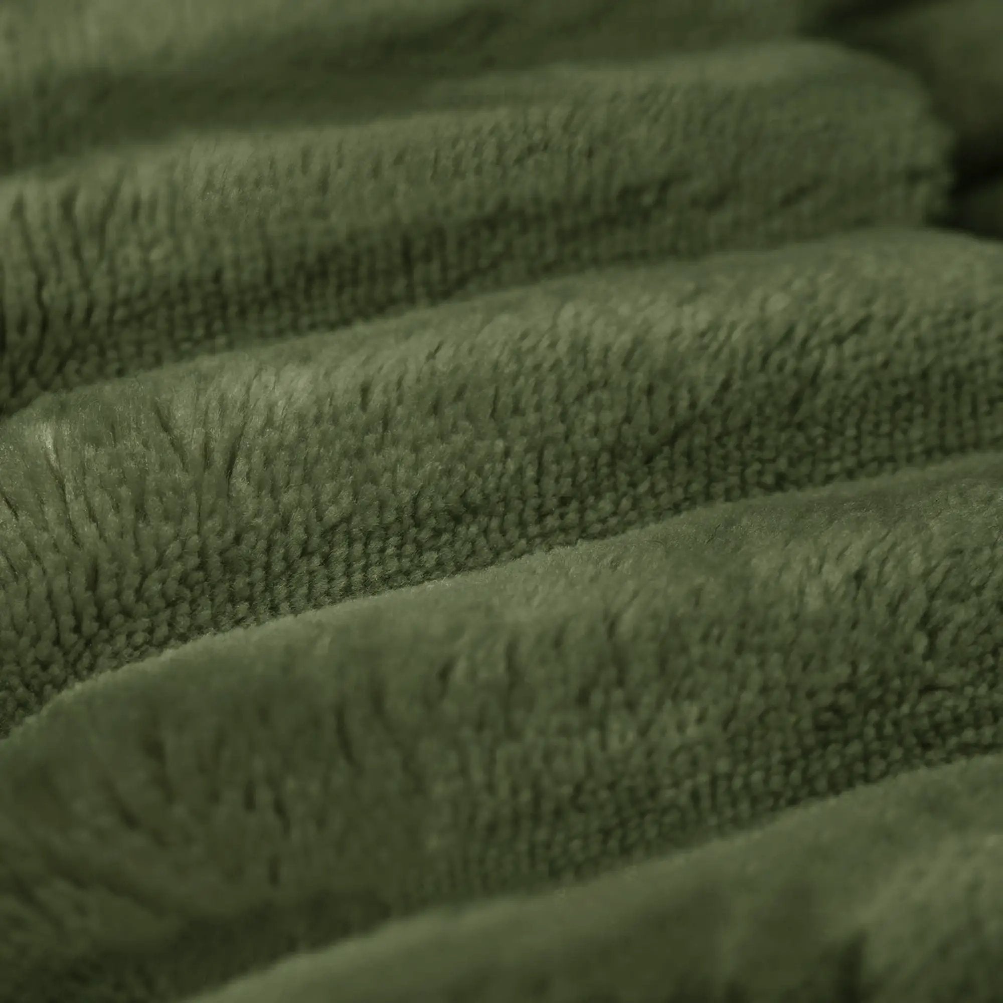 Green Sofa Ottoman – Plush Corduroy Fabric by HouseOfZazla