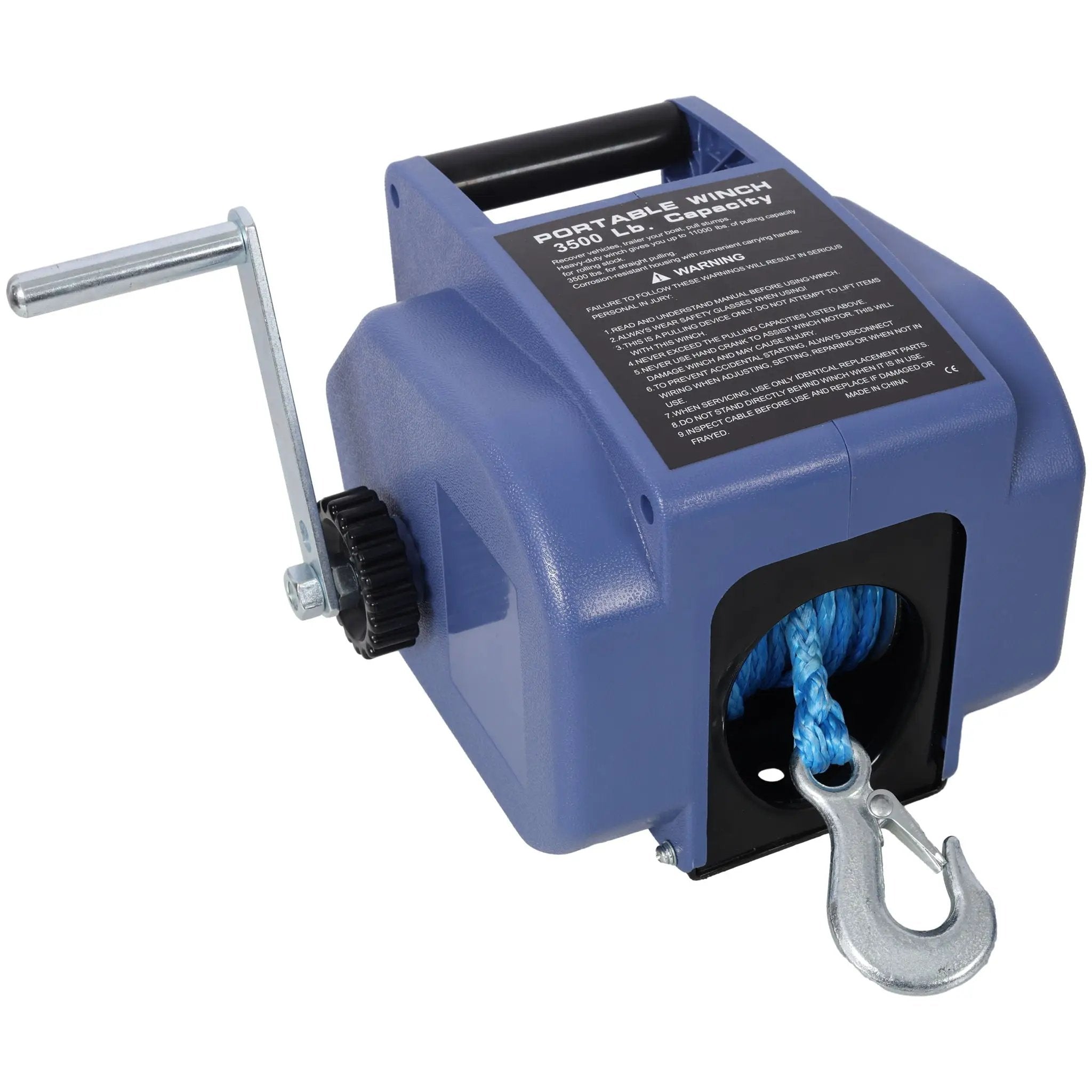 Reversible 12V Electric Trailer Winch for Boats up to 6000 lbs by HouseOfZazla