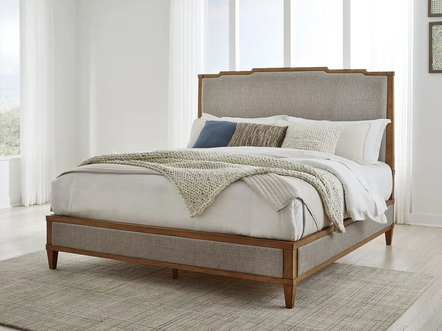 Sharlance - Upholstered Panel Bed by Unique Piece Furniture