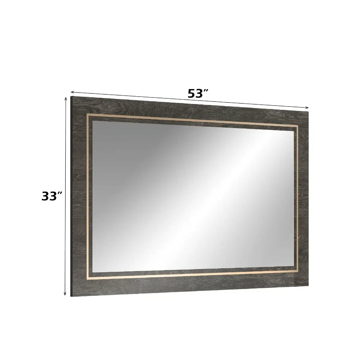 Venezia - Accent Mirror - Gray by Unique Piece Furniture