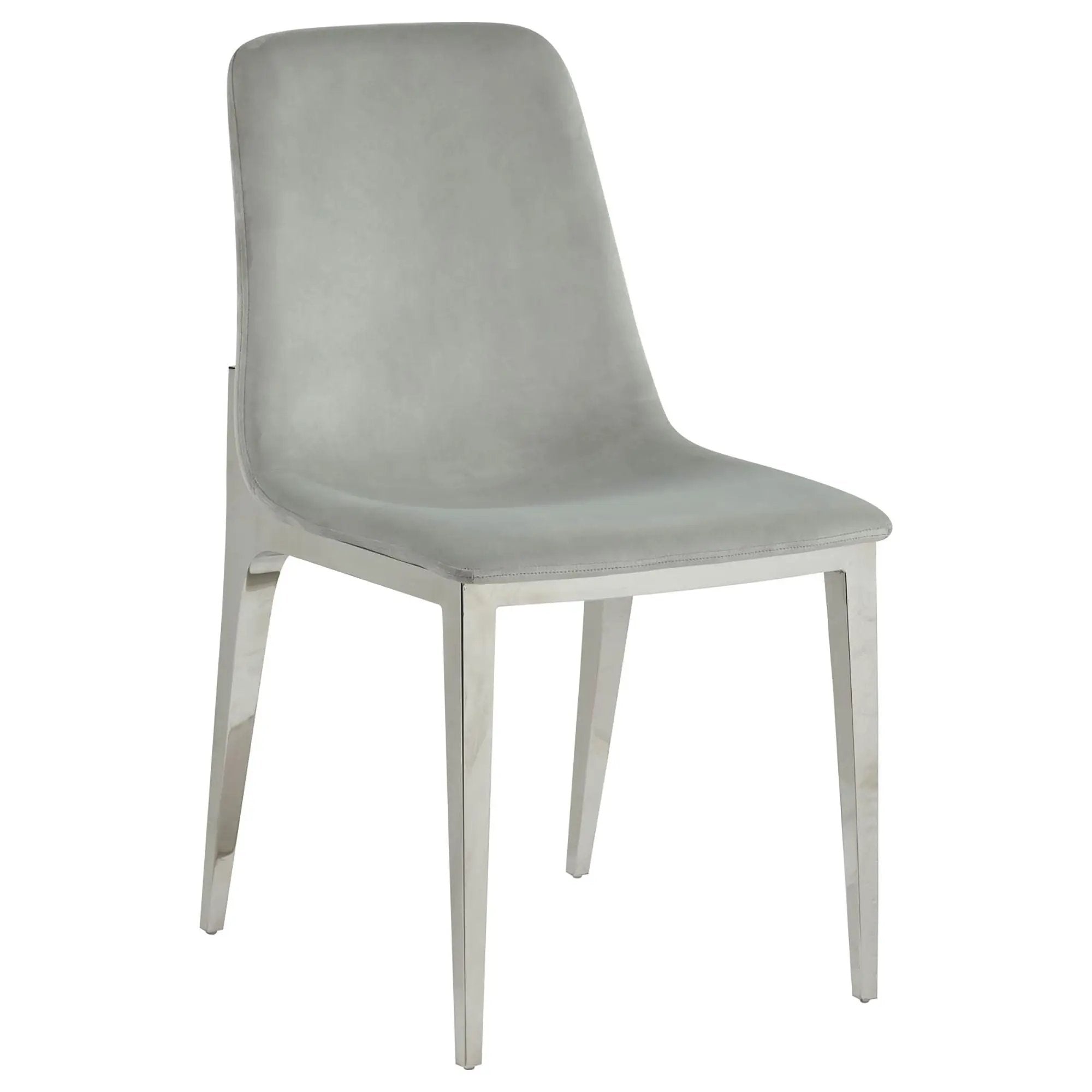 Upholstered Dining Side Chairs (Set of 4) - Gray by HouseOfZazla