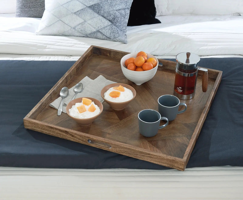 Heddford - Tray - Brown by Unique Piece Furniture
