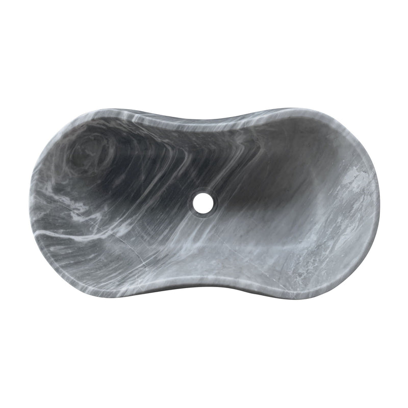 Bathroom Vessel Sink With Wavy Design by HouseOfZazla