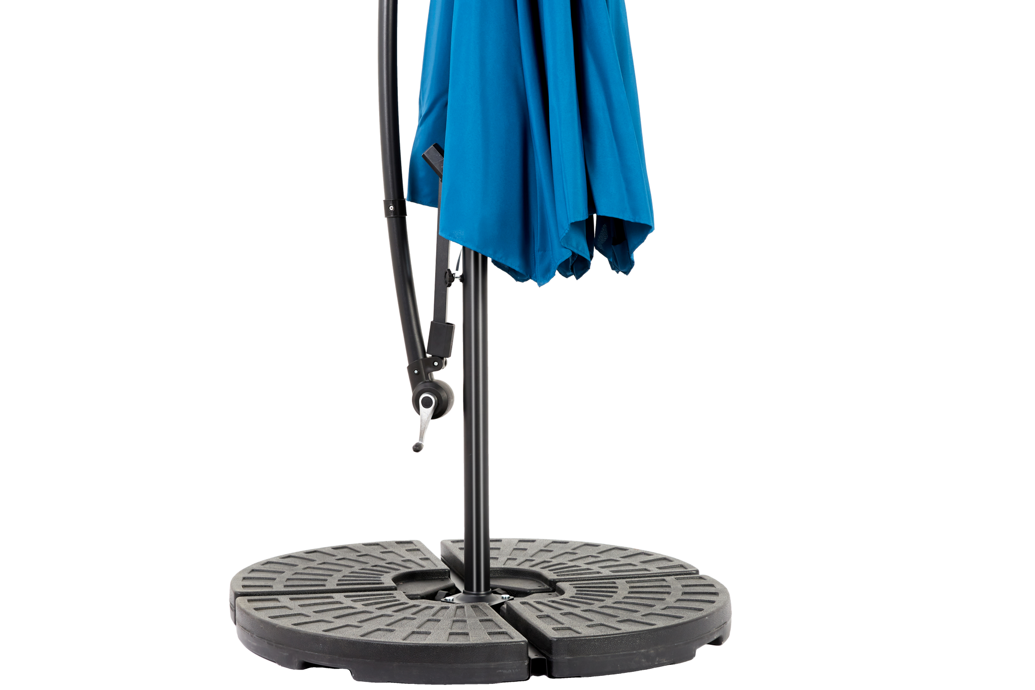 10ft Offset Hanging Market Patio Umbrella with Easy Tilt Adjustment by HouseOfZazla