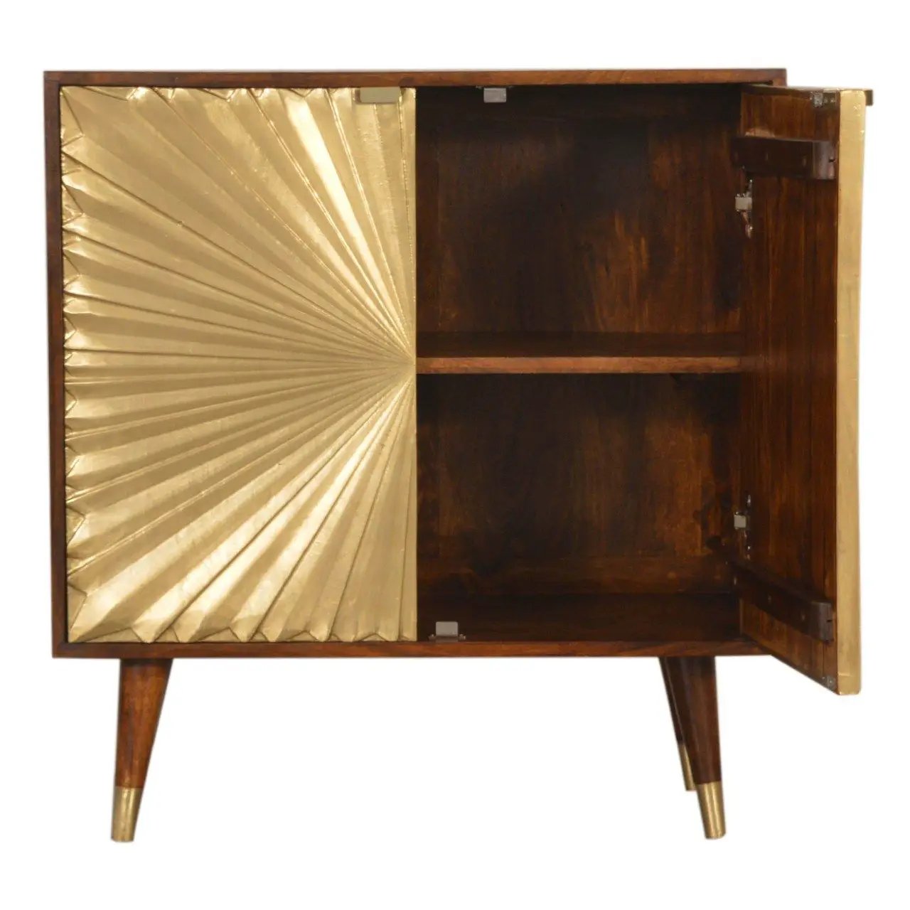 Manila - Cabinet - Gold / Brown by HouseOfZazla