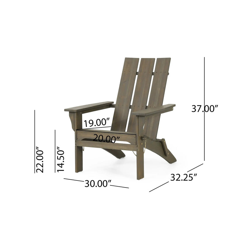 Aurascape Outdoor Comfort Foldable Adirondack Chair by HouseOfZazla