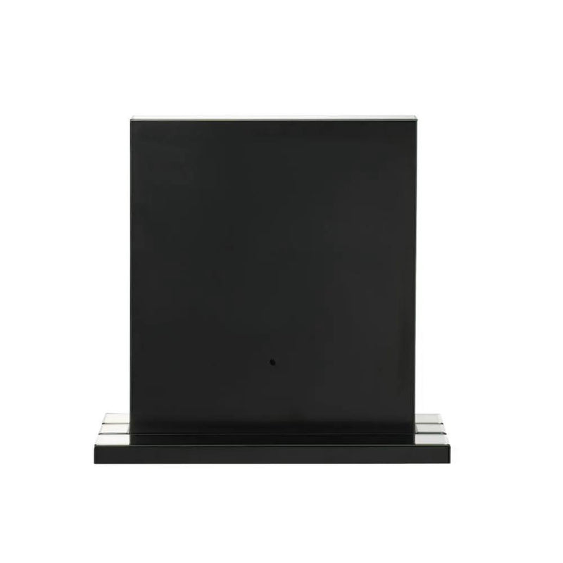 Noralie - 23" Accent Mirror With LED - Mirrored & Faux Diamonds by Unique Piece Furniture