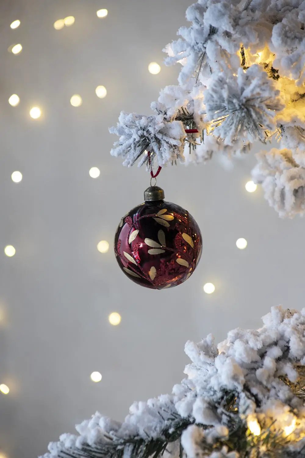 Christmas Ball Glass Decorative Hanging Ball Christmas Tree Ornaments, For Holiday Party Decorations by Unique Piece Furniture