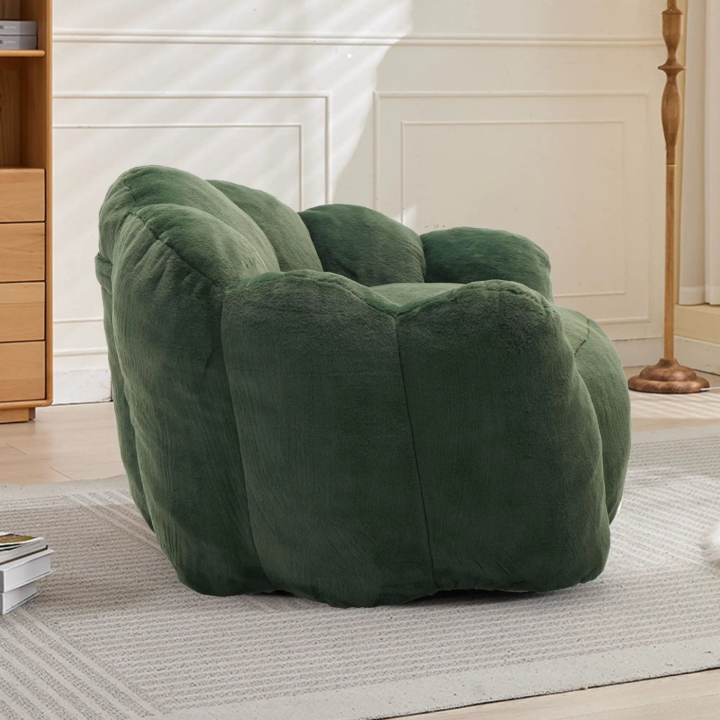 Lotus Style Compression Sofa With Pull Ring by Unique Piece Furniture
