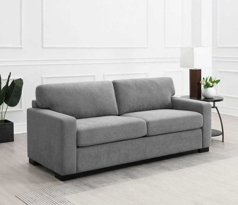 Simpson Upholstered Sofa Sleeper with Queen Mattress Grey by Unique Piece Furniture