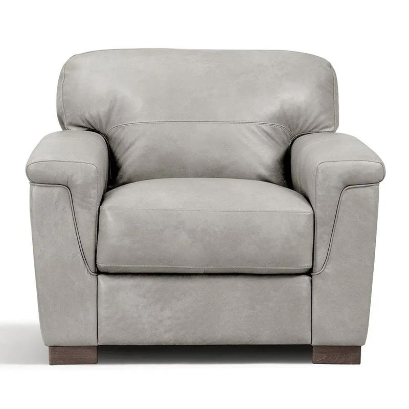 Cornelia - Chair - Pearl Gray Leather by Unique Piece Furniture