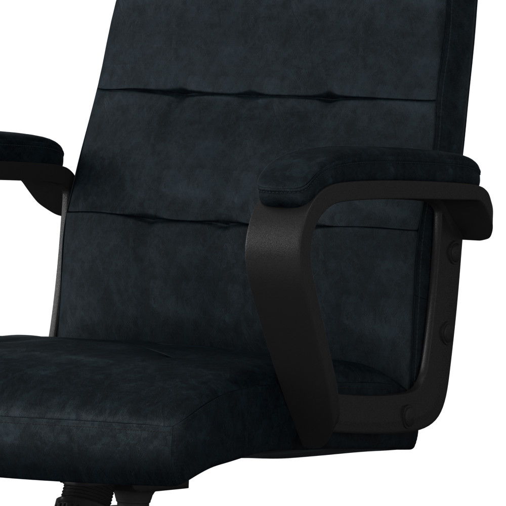 Brewer - Swivel Office Chair - Distressed Blue by HouseOfZazla