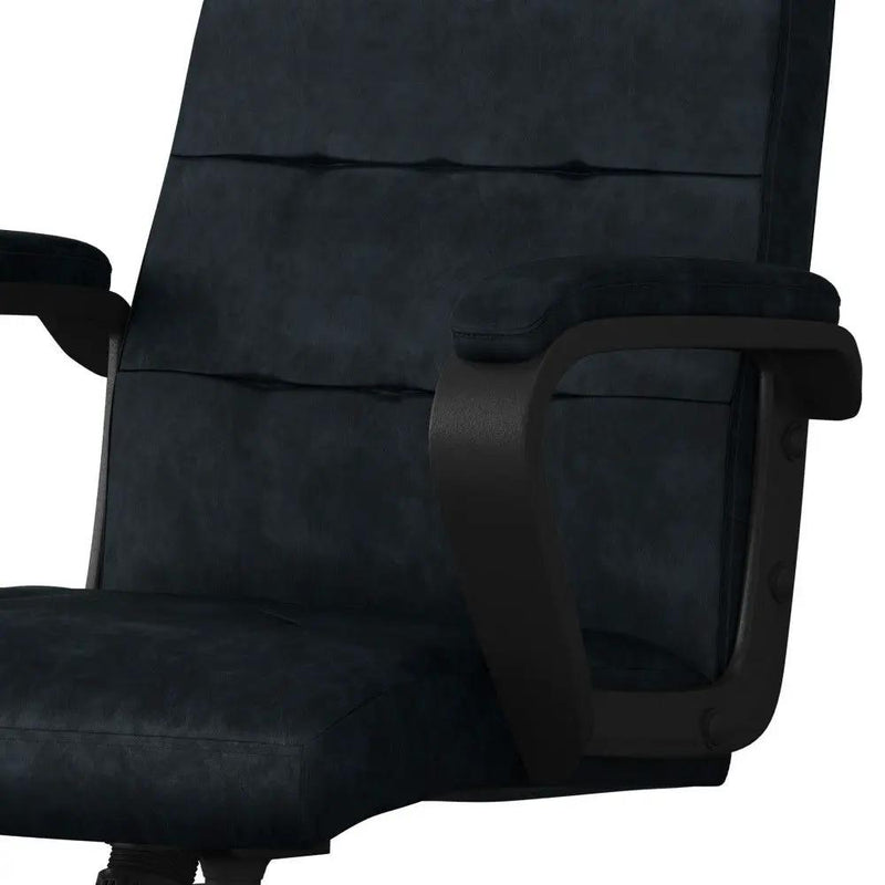 Brewer - Swivel Office Chair - Distressed Blue by HouseOfZazla