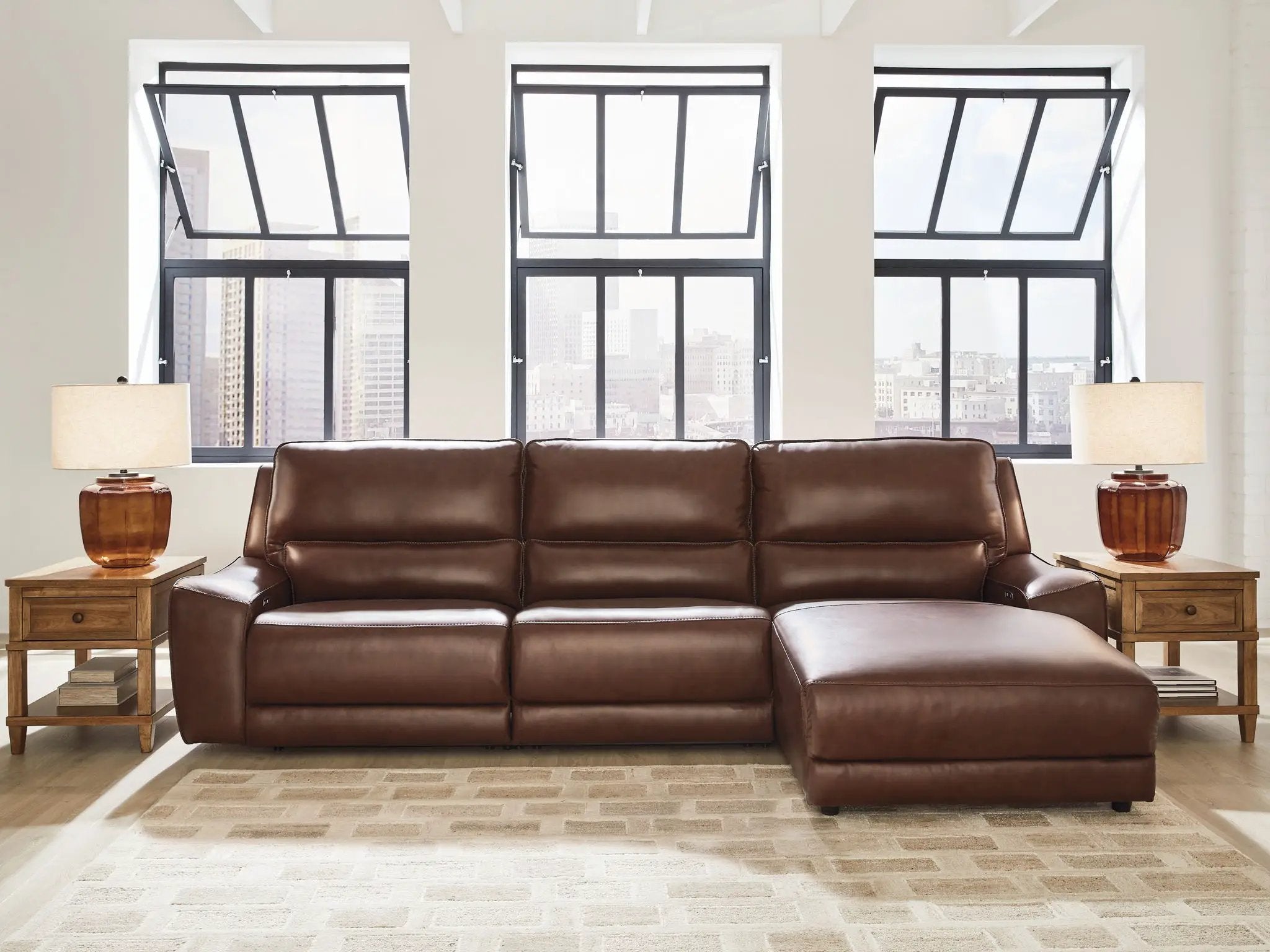 DeepWakes - Power Reclining Sectional by Unique Piece Furniture