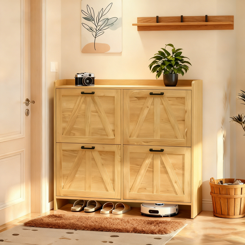 Farmhouse Style Shoe Cabinet by HouseOfZazla