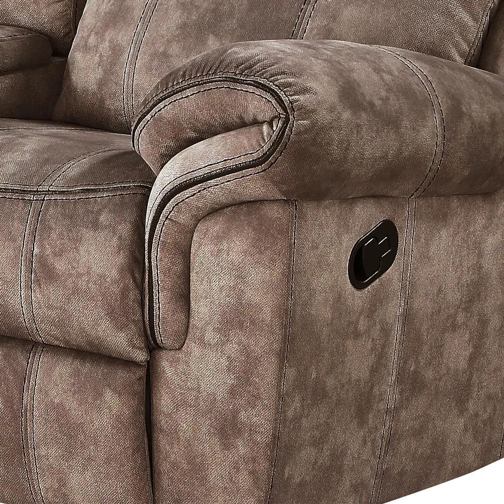 Zubaida - Loveseat w/USB Dock & Console (Glider & Motion) by Unique Piece Furniture