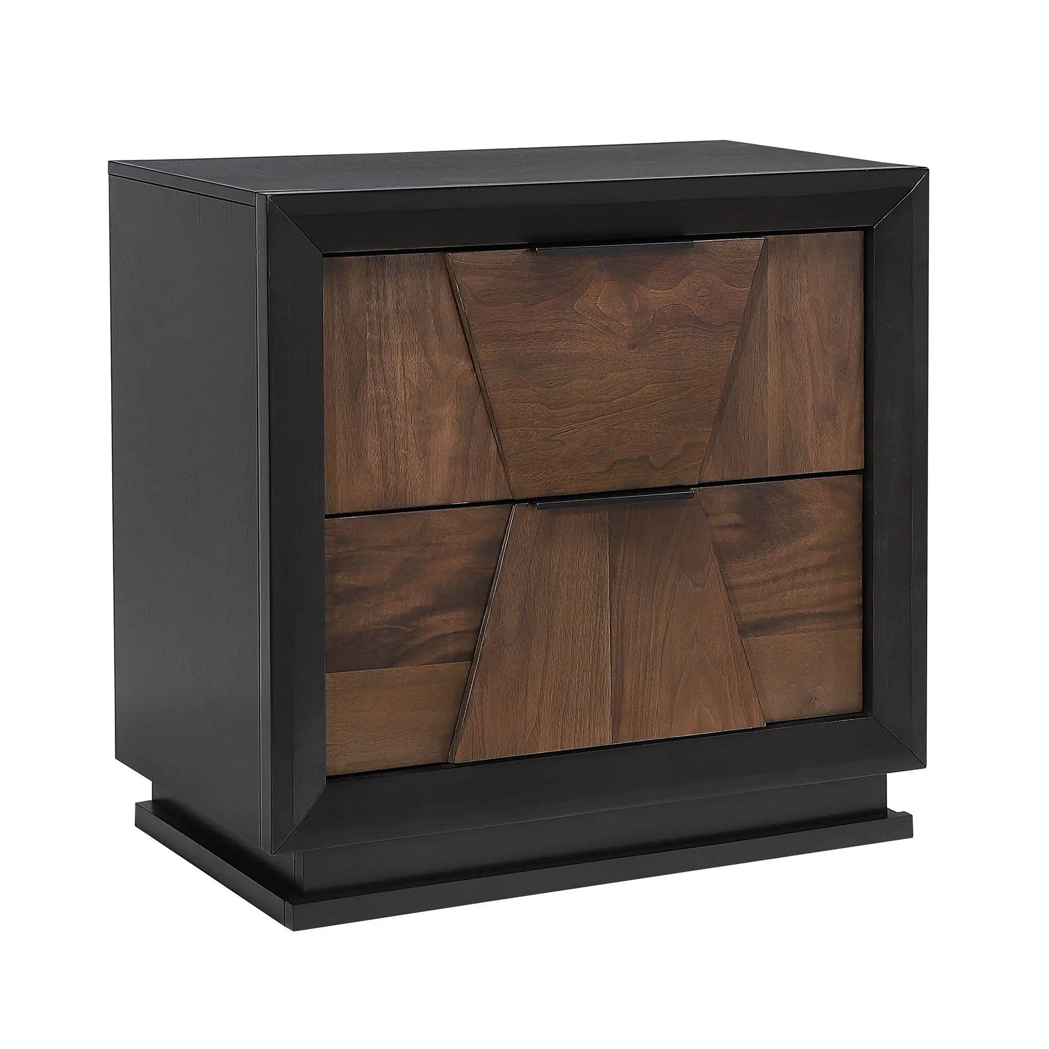 Houston - 2 Drawer Nightstand - Walnut by HouseOfZazla