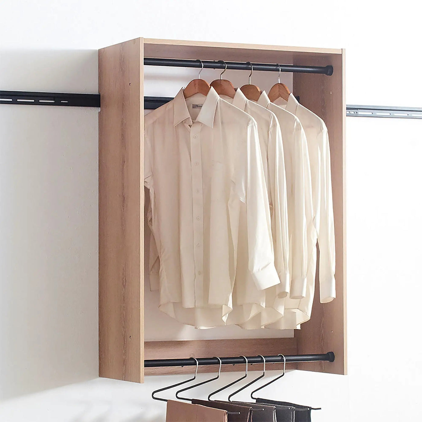 Devi - Wall Mounted Closet System, Modular Units by HouseOfZazla