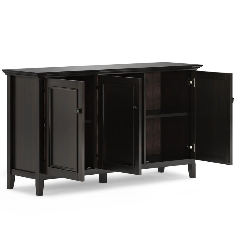 Amherst - Wide 3 Door Storage Cabinet - Hickory Brown by Unique Piece Furniture