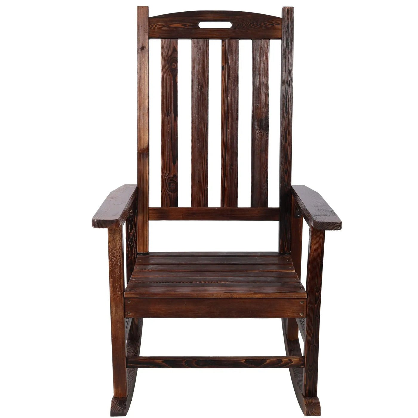 Oversized Porch Rocker Chair With Wide Seat And Tall Backrest by HouseOfZazla