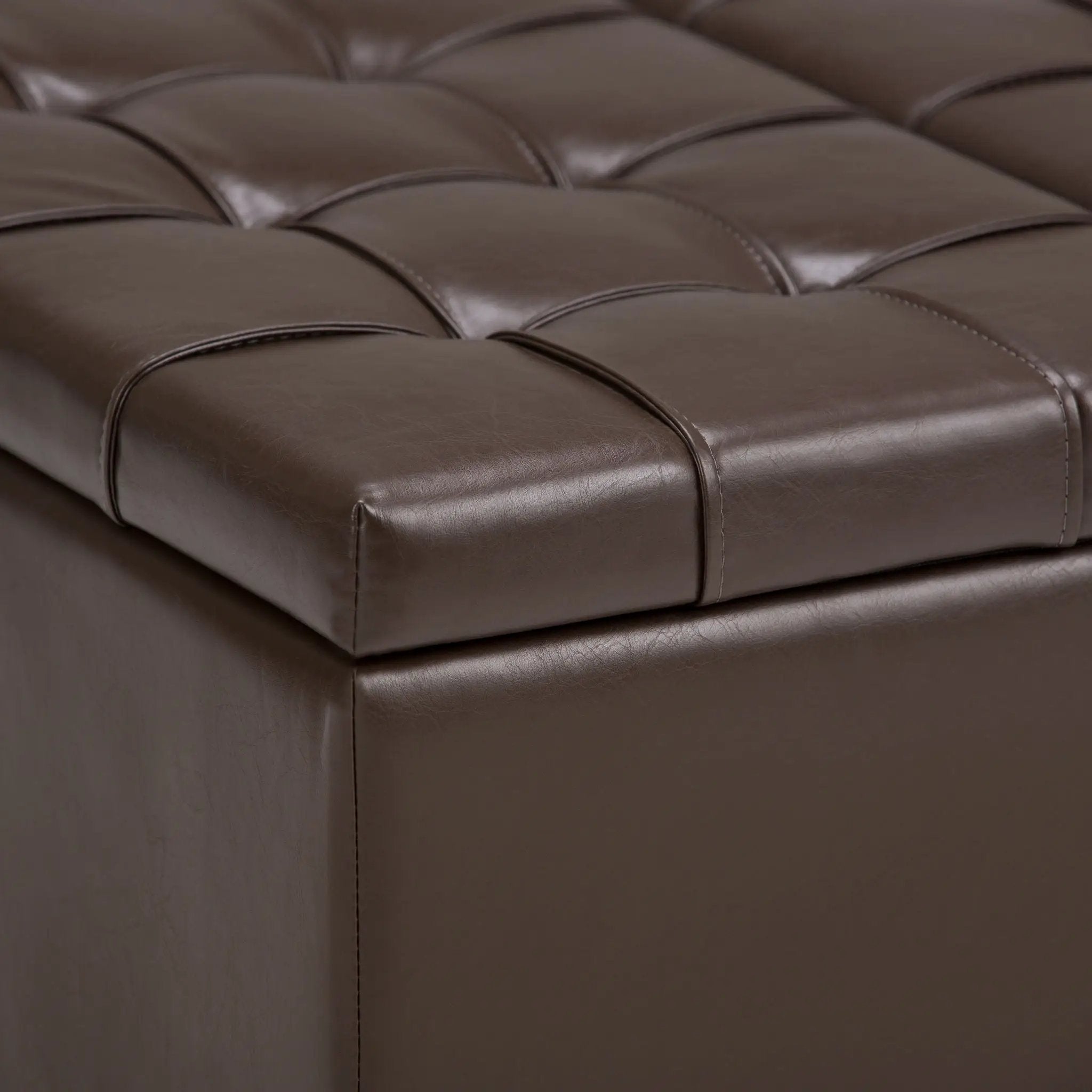 Harrison - Upholstered Coffee Table Storage Ottoman by HouseOfZazla
